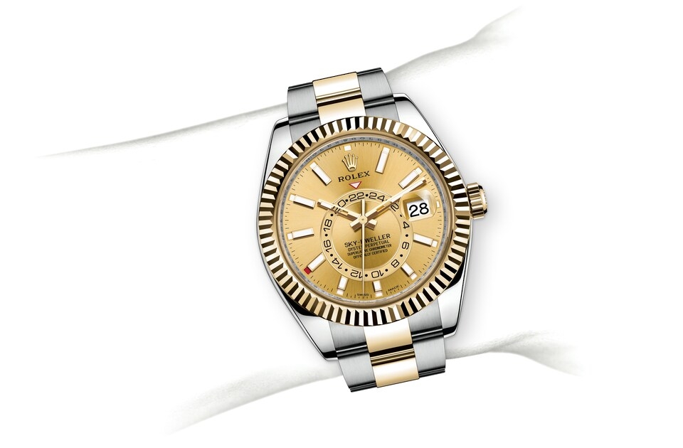 Rolex Sky-Dweller in Oystersteel and gold, m326933-0001 | Europe Watch Company