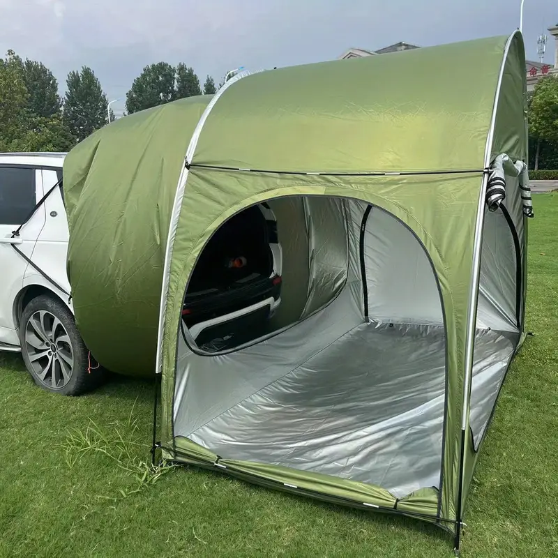 outdoor camping car tail tent self driving wilderness camping sunshade sunscreen rainproof car sunshade shed quick open camping tent details 8