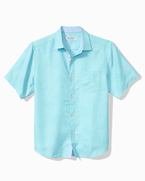 Big and Tall Coconut Point Colada IslandZone Camp Shirt111