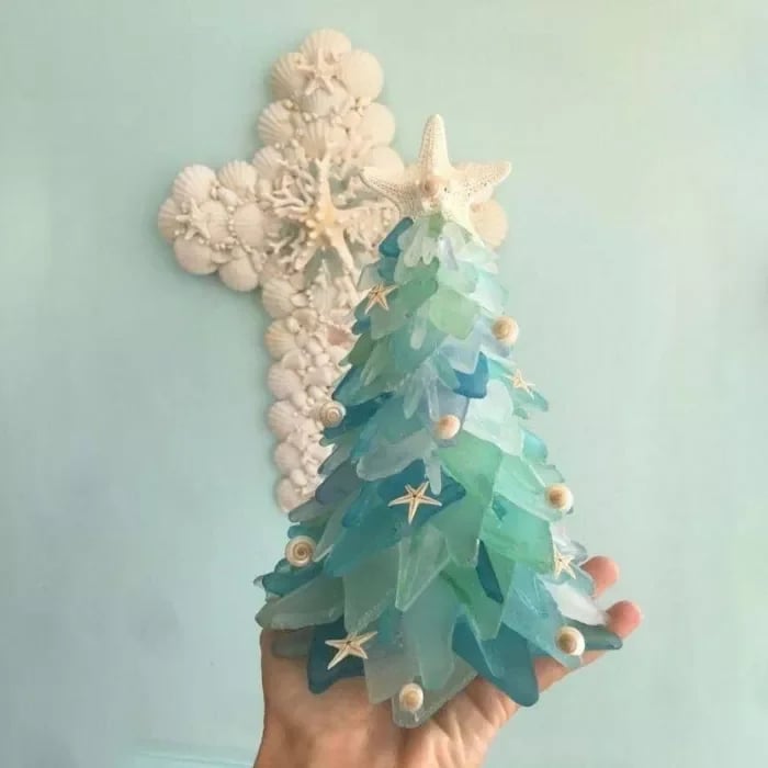 Sea Glass Christmas Tree a?? OttyShop