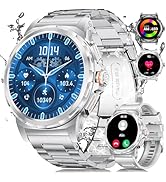 LIGE Military Smart Watches for Men(Answer/Make Call),1.43" HD AMOLED Rugged Smartwatch for iPhon...