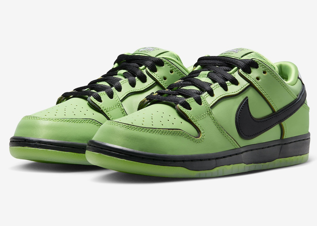 The Powerpuff Girls x Nike SB Dunk Low Buttercup FZ8319-300