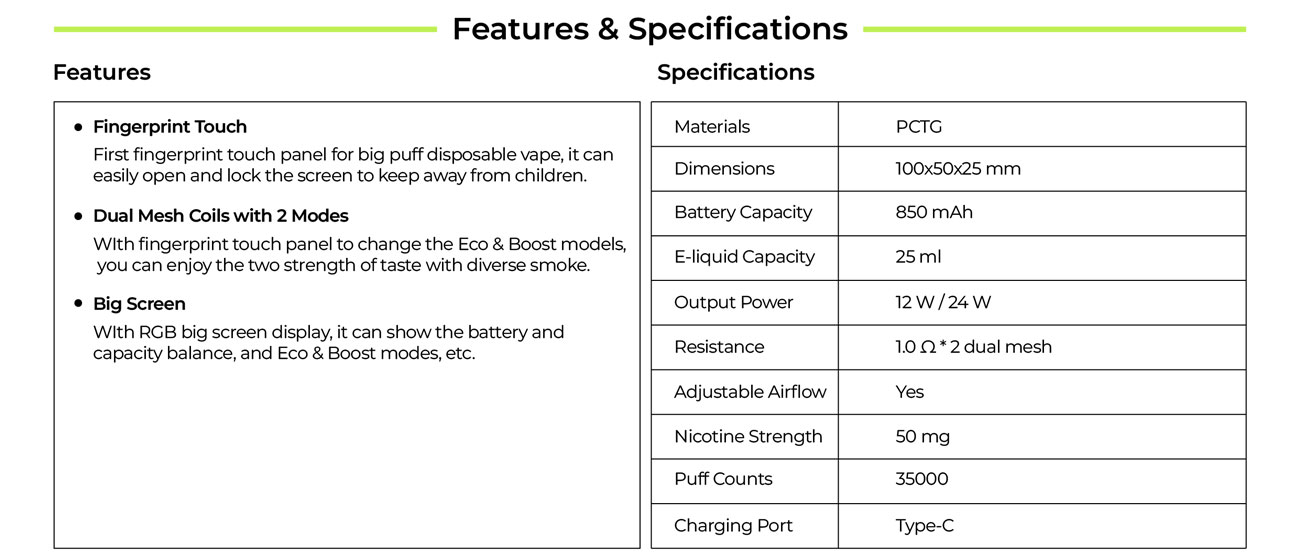 iCity CT 35000 Disposable 