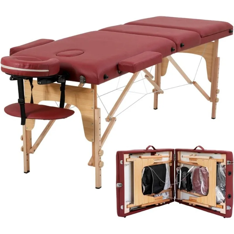 Portable Massage Tables 3 Fold Spa Bed 84