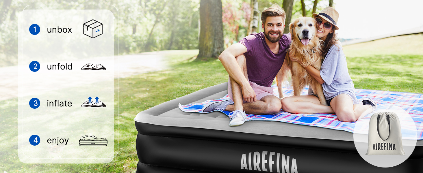 Airefina Comfort Air Mattress Queen