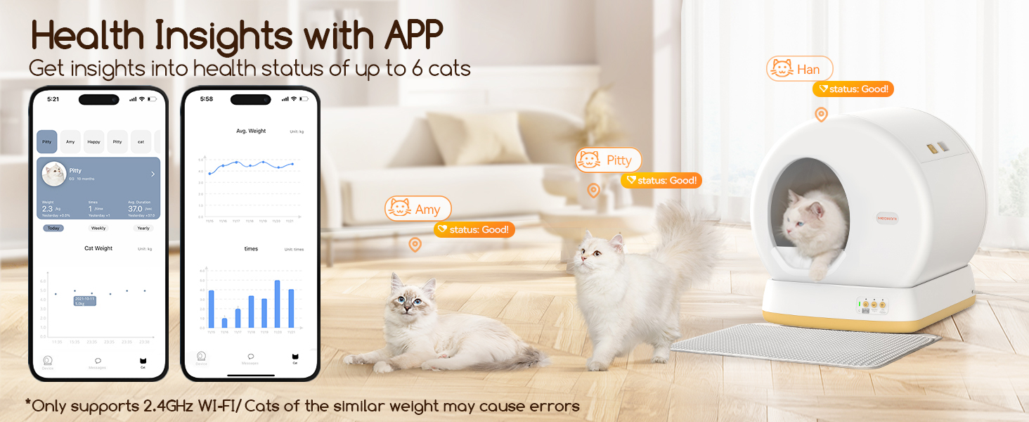 Meowant self cleaning cat litter box