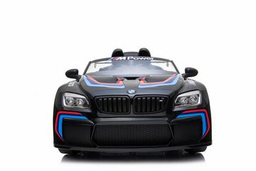 Toys Store Electric Children's Car Children's Electric Car BMW M6 Sport Gt3 Car Bluetooth Eva Leather Seat, Load Capacity 35 kg, AUX/USB Port, MP3 Horn and Engine Sound on the Steering Wheel, Remote Control