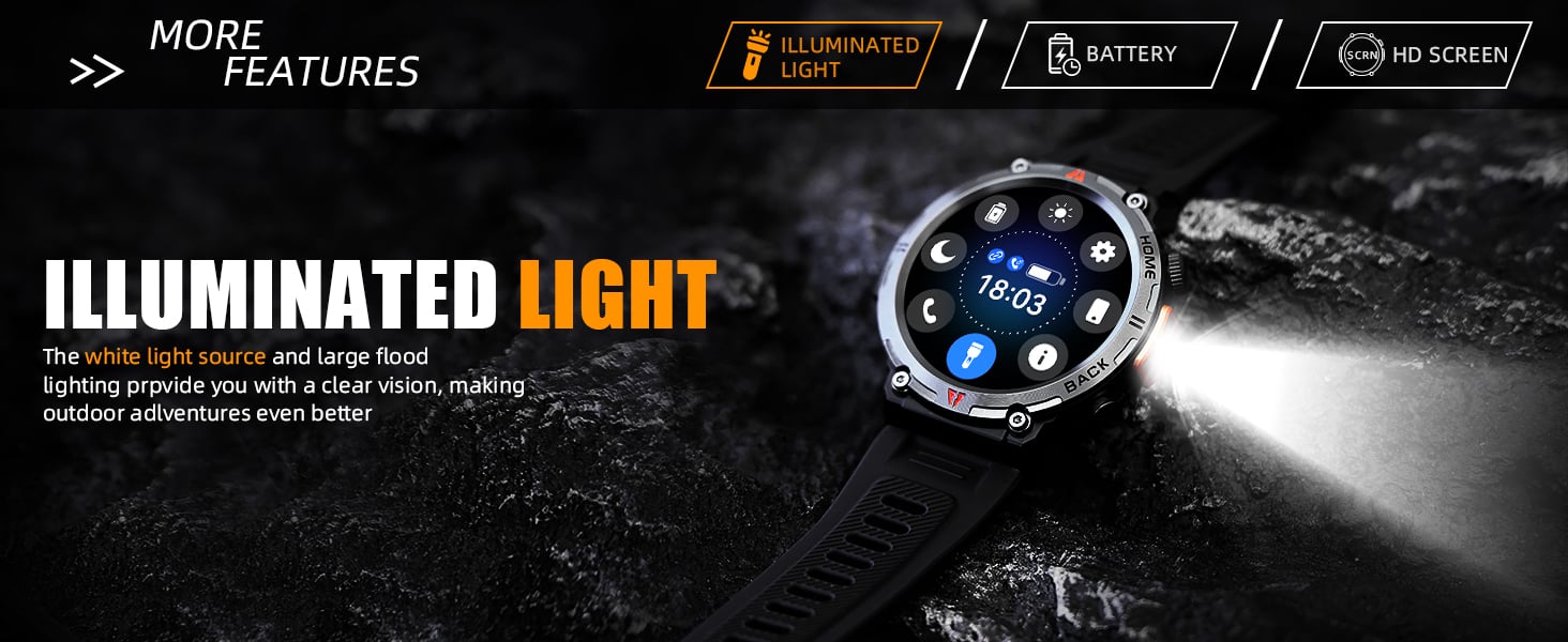 Military Smart Watches for Men