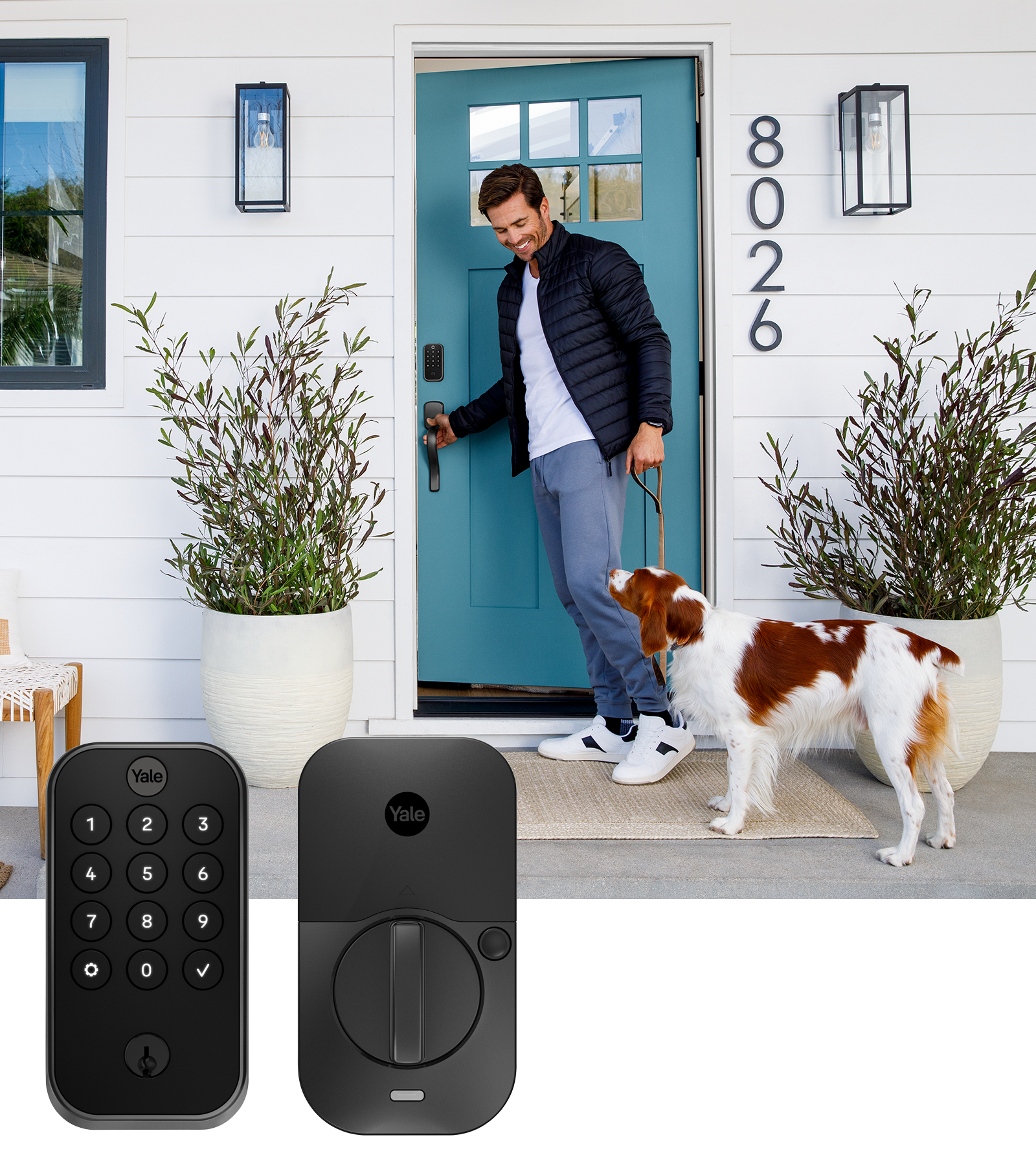 Yale Assure Lock 2 Keypad with Wi-Fi in Black Suede