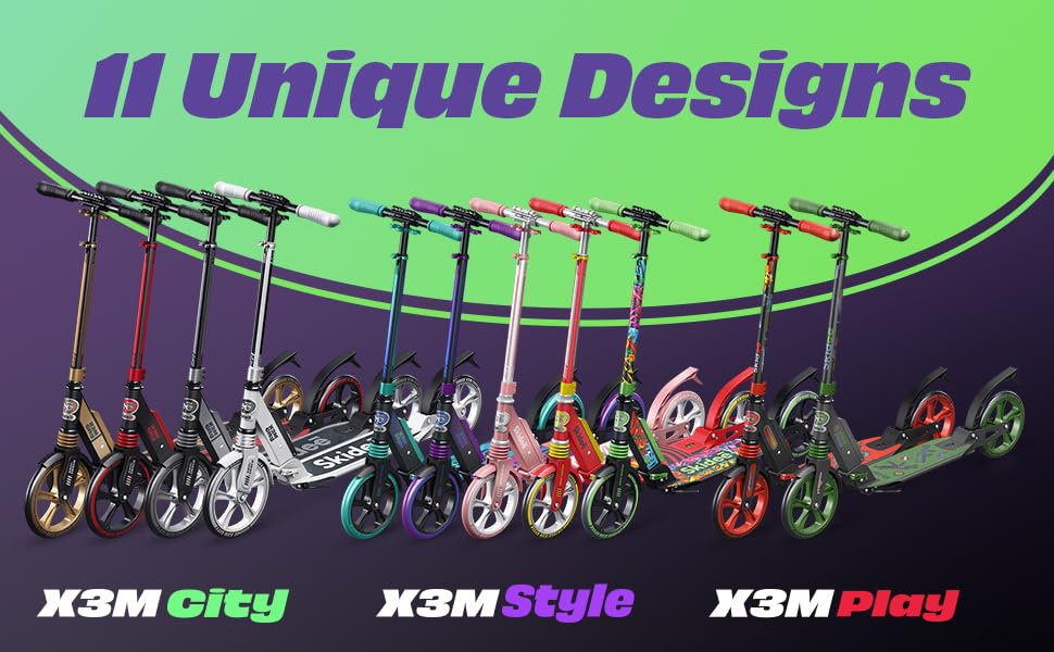 X3M all designs