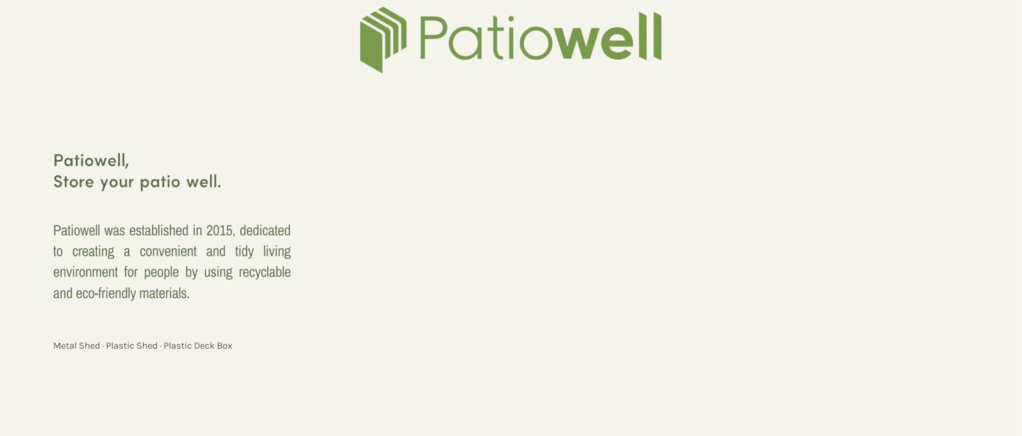 Patiowell Metal Shed