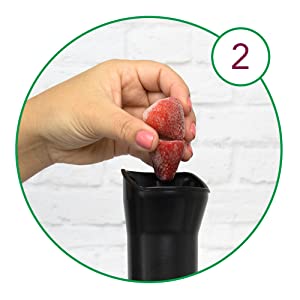 Yonanas 902CR Classic Vegan Non-Dairy Frozen Fruit Soft Serve Dessert Maker, BPA Free