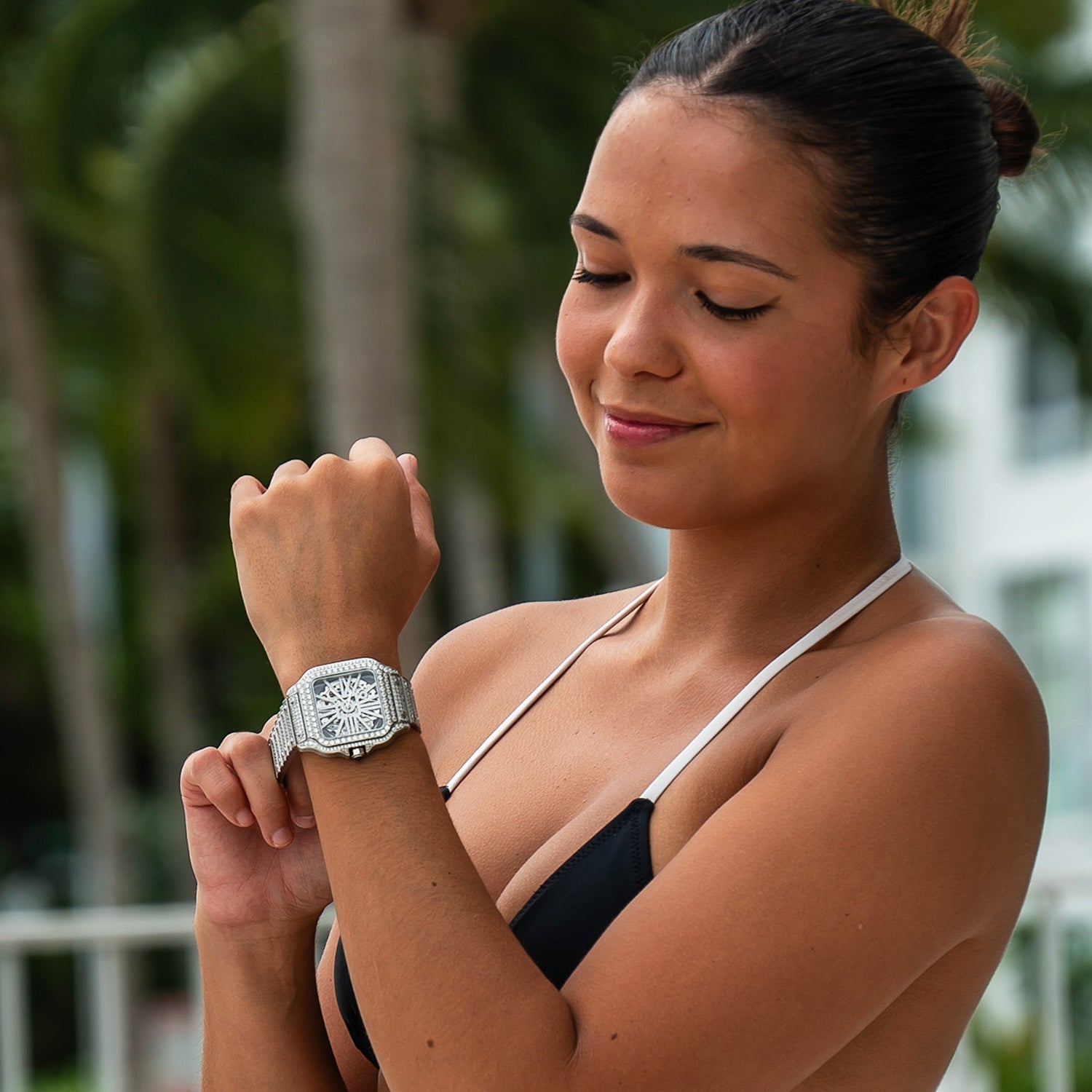 Iced out watch-Yika Jewelry