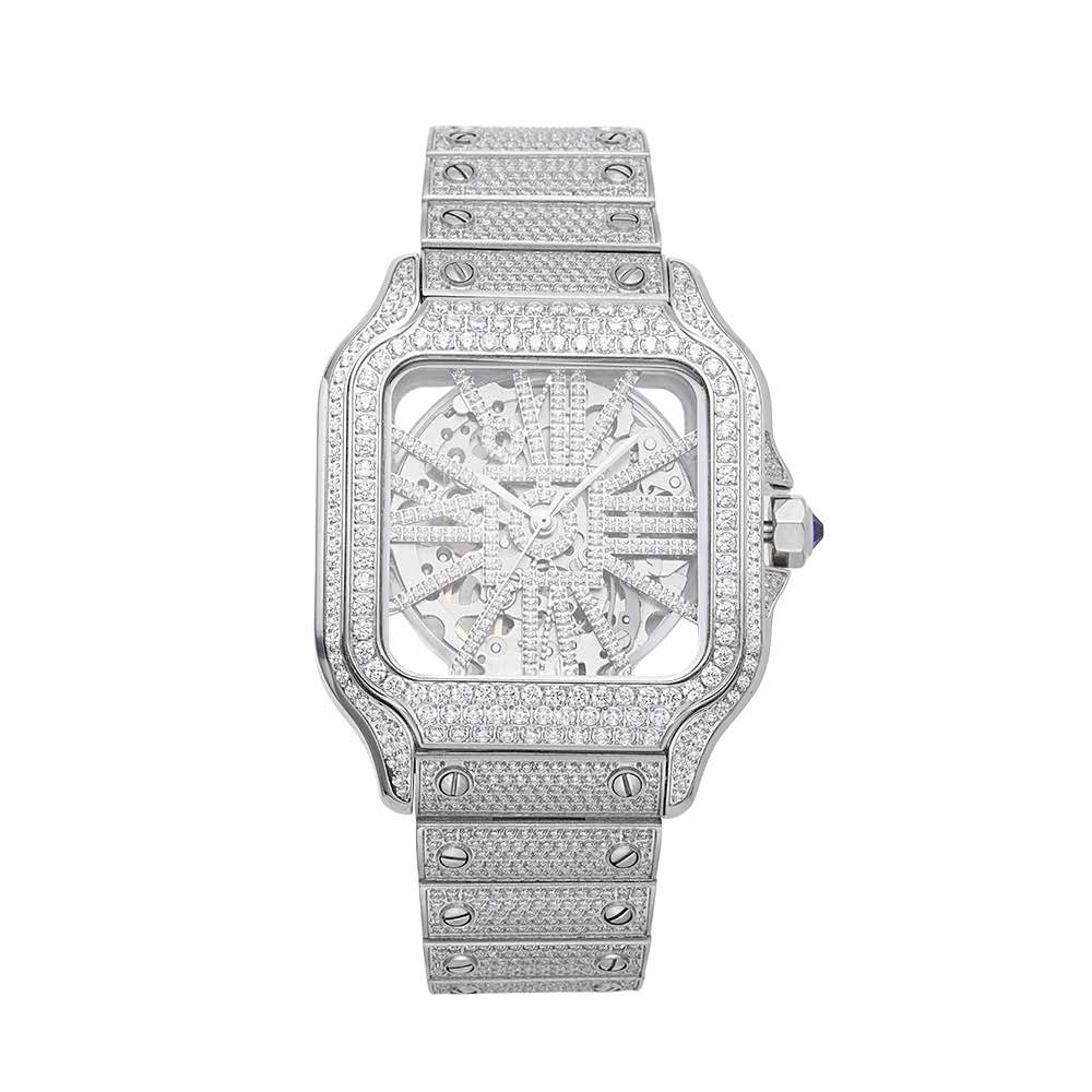 Iced out watch-Yika Jewelry