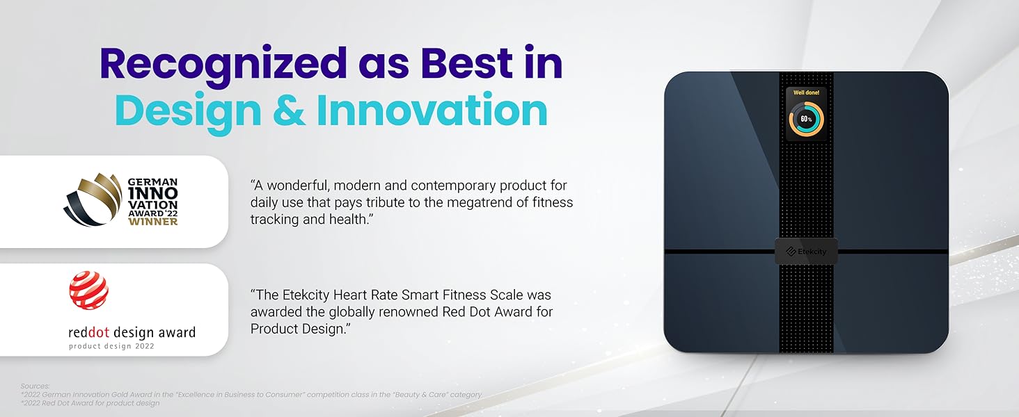 Recognized as Best in Design and Innovation