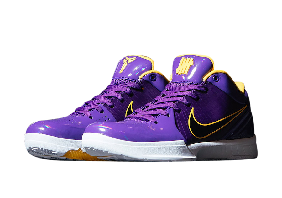 UNDEFEATED x Nike Kobe 4 Protro Lakers CQ3869-500