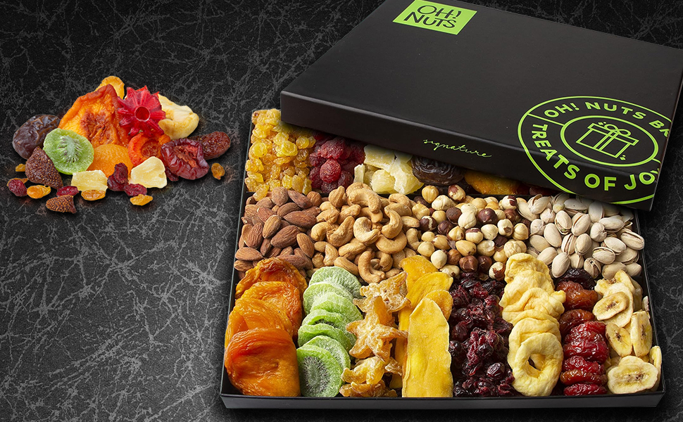 dried fruit gift tin basket, diabetic, host, sugar, get well, college, grand, condolences, father,