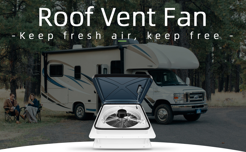 STARVENT RV Roof vent fan A02C keep fresh air, keep free