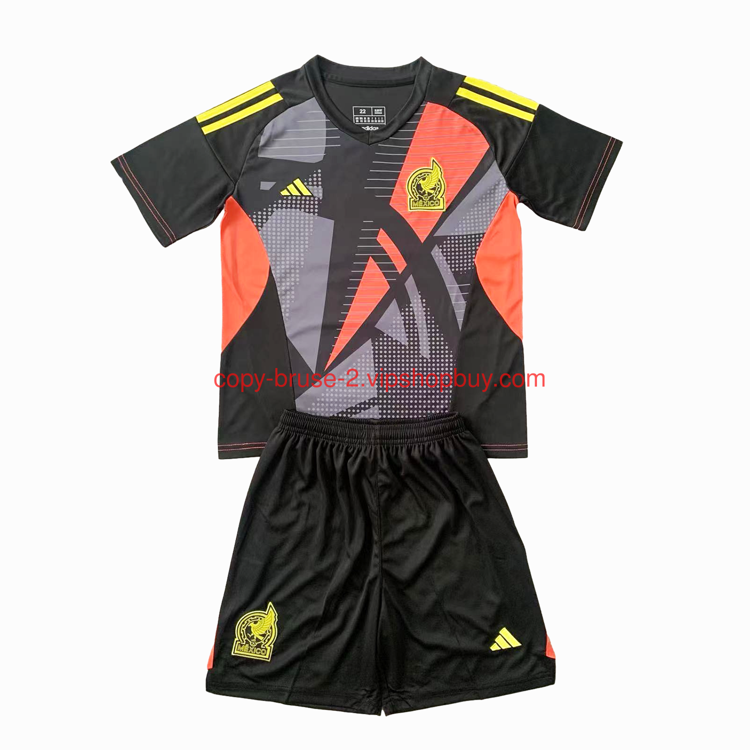 Mexico 2024 Goalkeeper Kids Kit - Black111