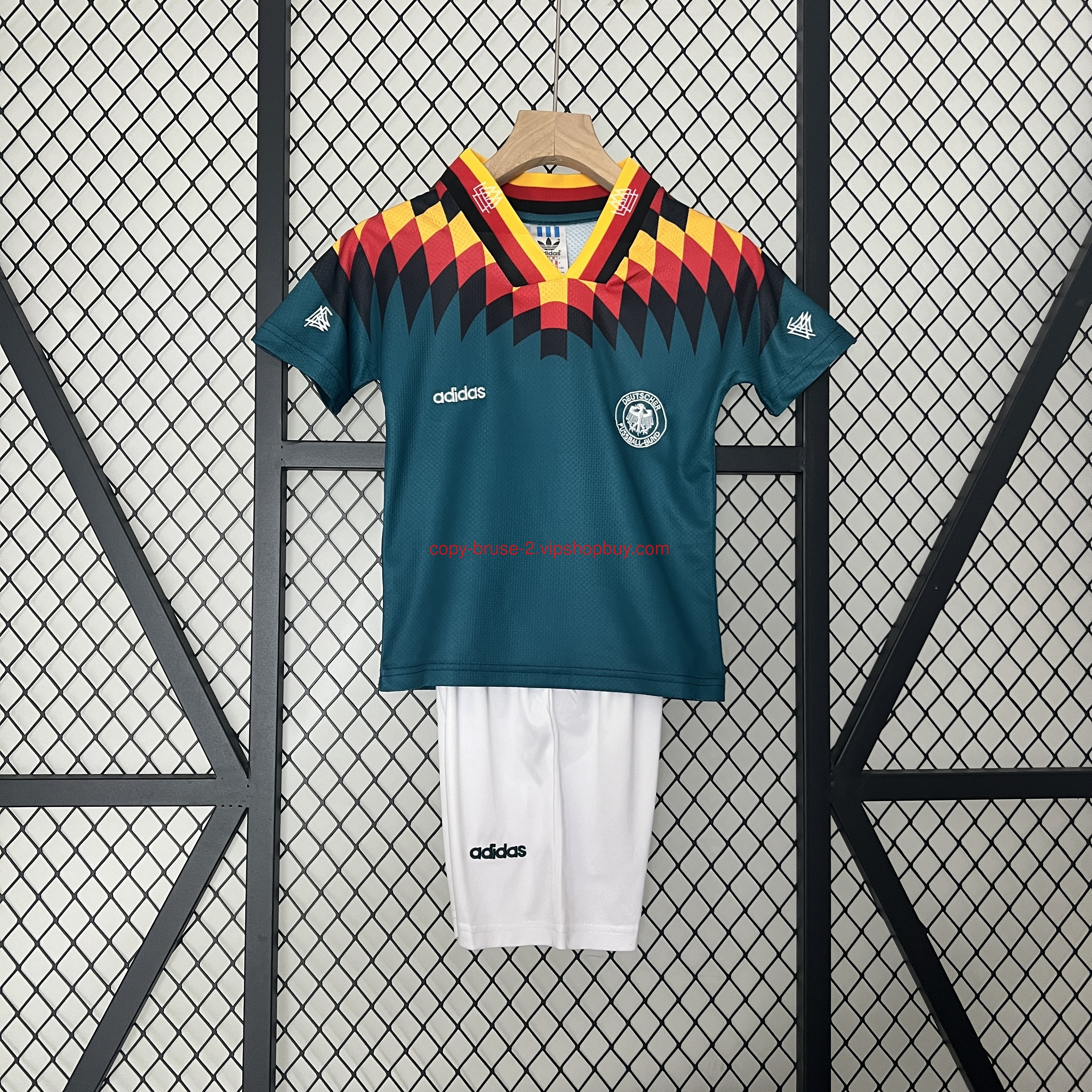 Retro Germany 1994 Away Stadium Kids Kit111