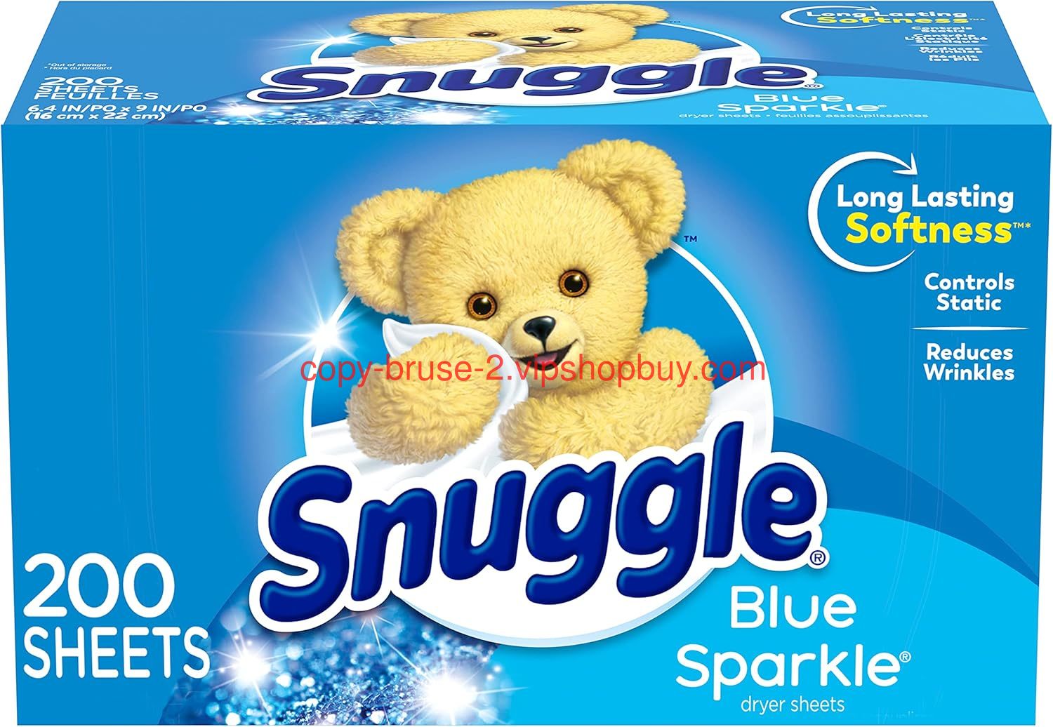 Snuggle Fabric Softener Dryer Sheets, Blue Sparkle, 200 Count111mysite