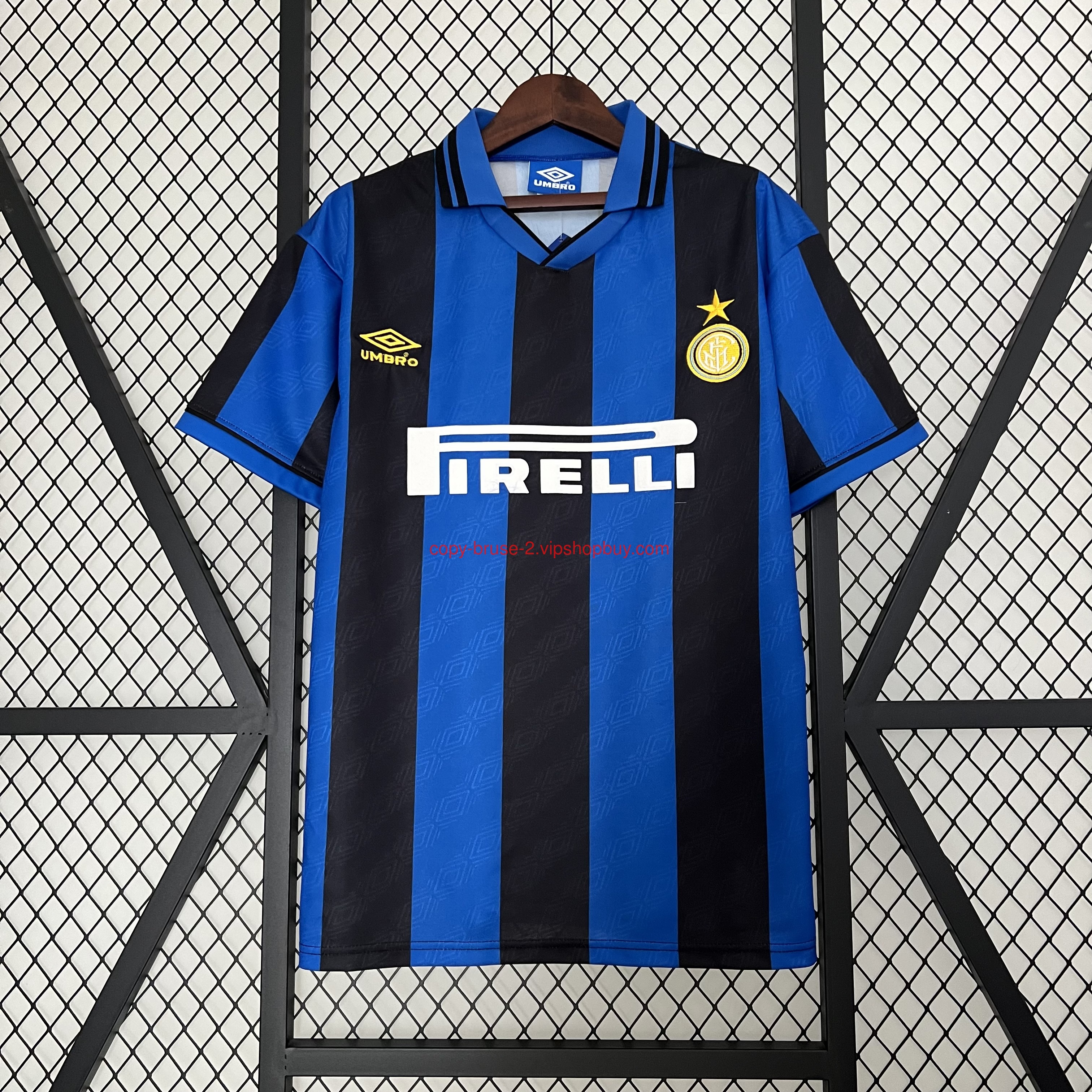 Retro Inter Milan 1995-96 Home Stadium Jersey111