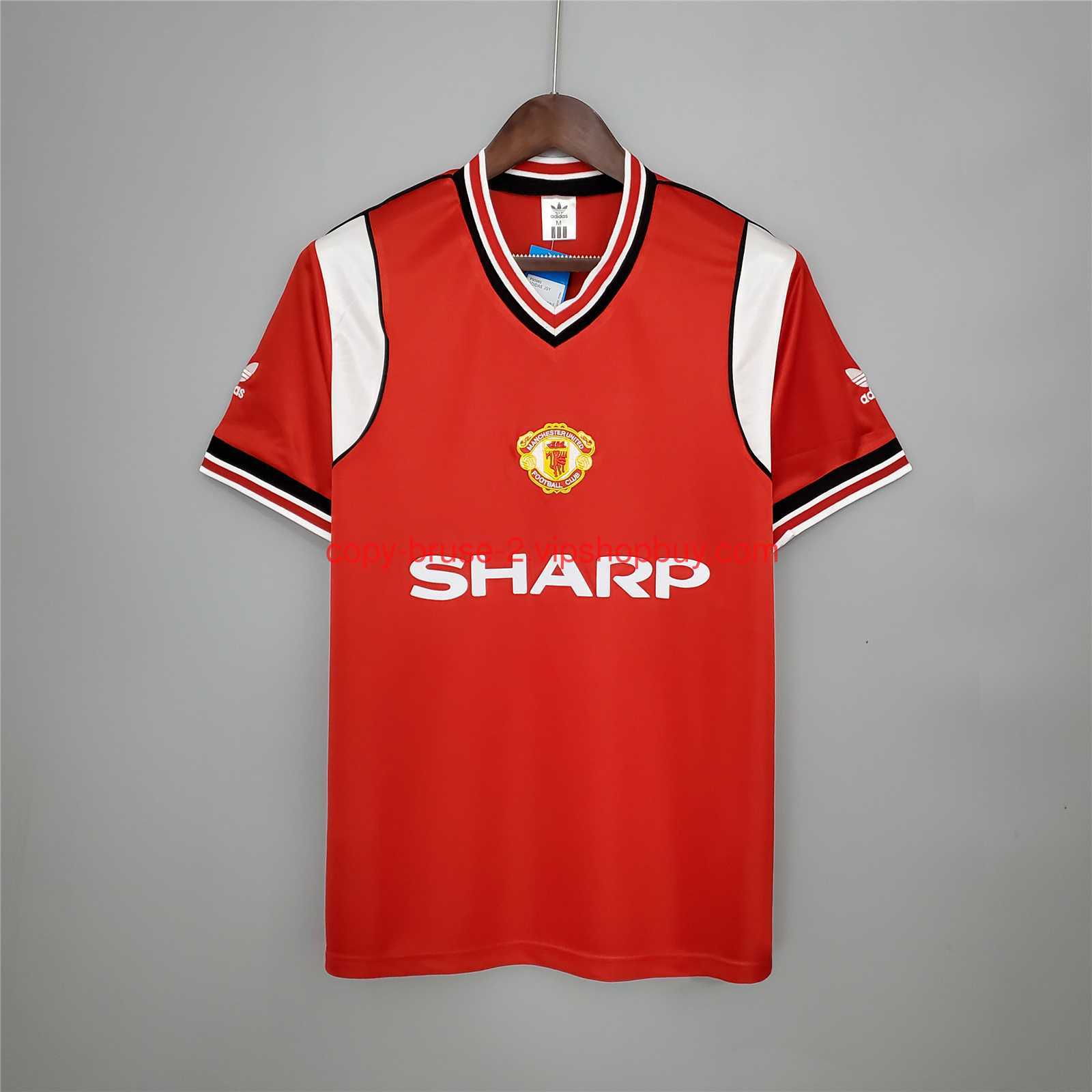 Manchester United Retro 85-86 Home Stadium Jersey111