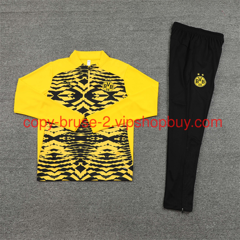 Dortmund 24-25 Long Sleeve Training Set - Yellow Camouflage111