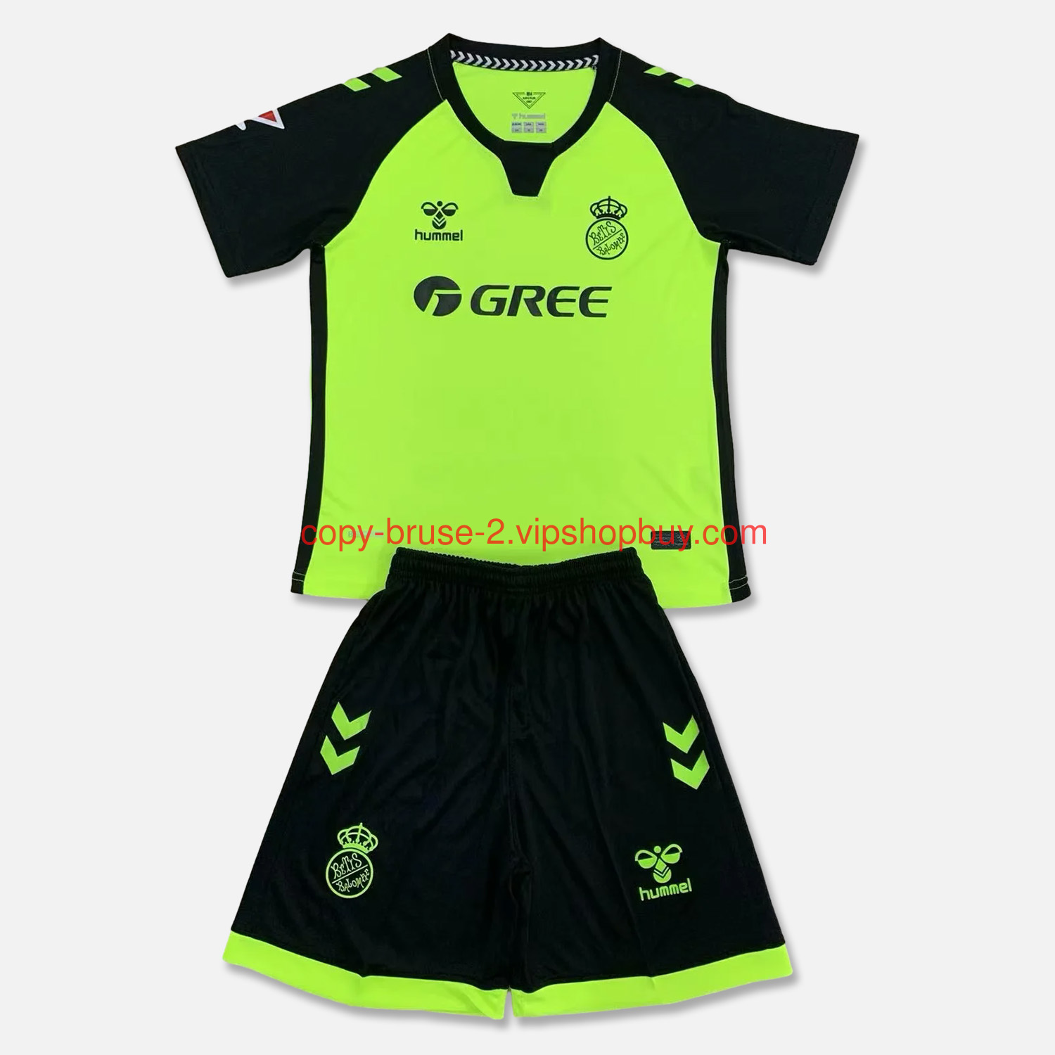 Real Betis 24-25 Away Kids Kit111