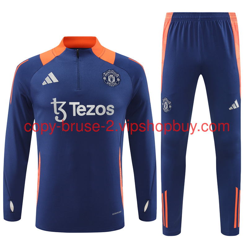 Manchester United 24-25 Long Sleeve Training Set - Deep Blue111