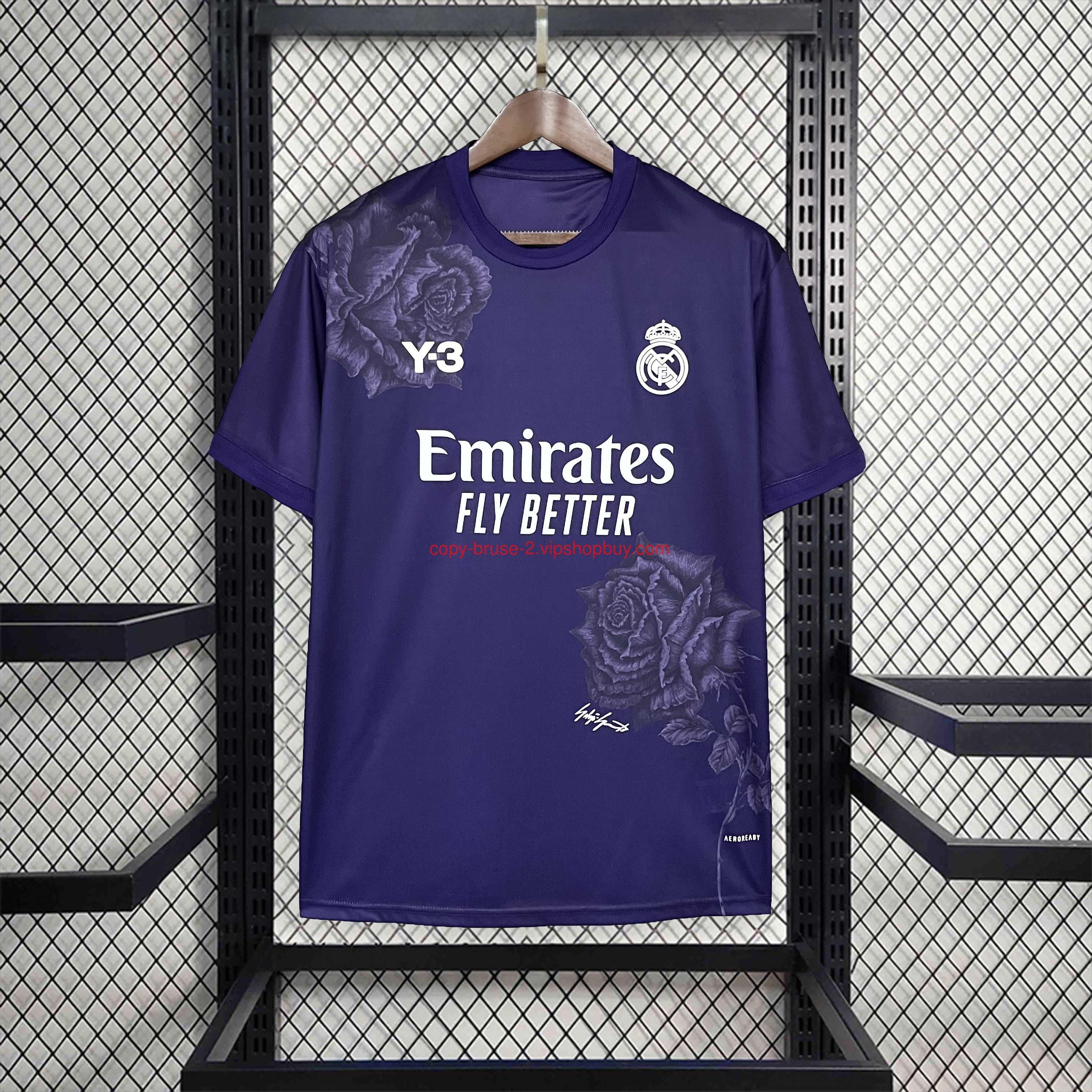 Real Madrid 23-24 Y3 Purple Special Edition Jersey - Fans Version111