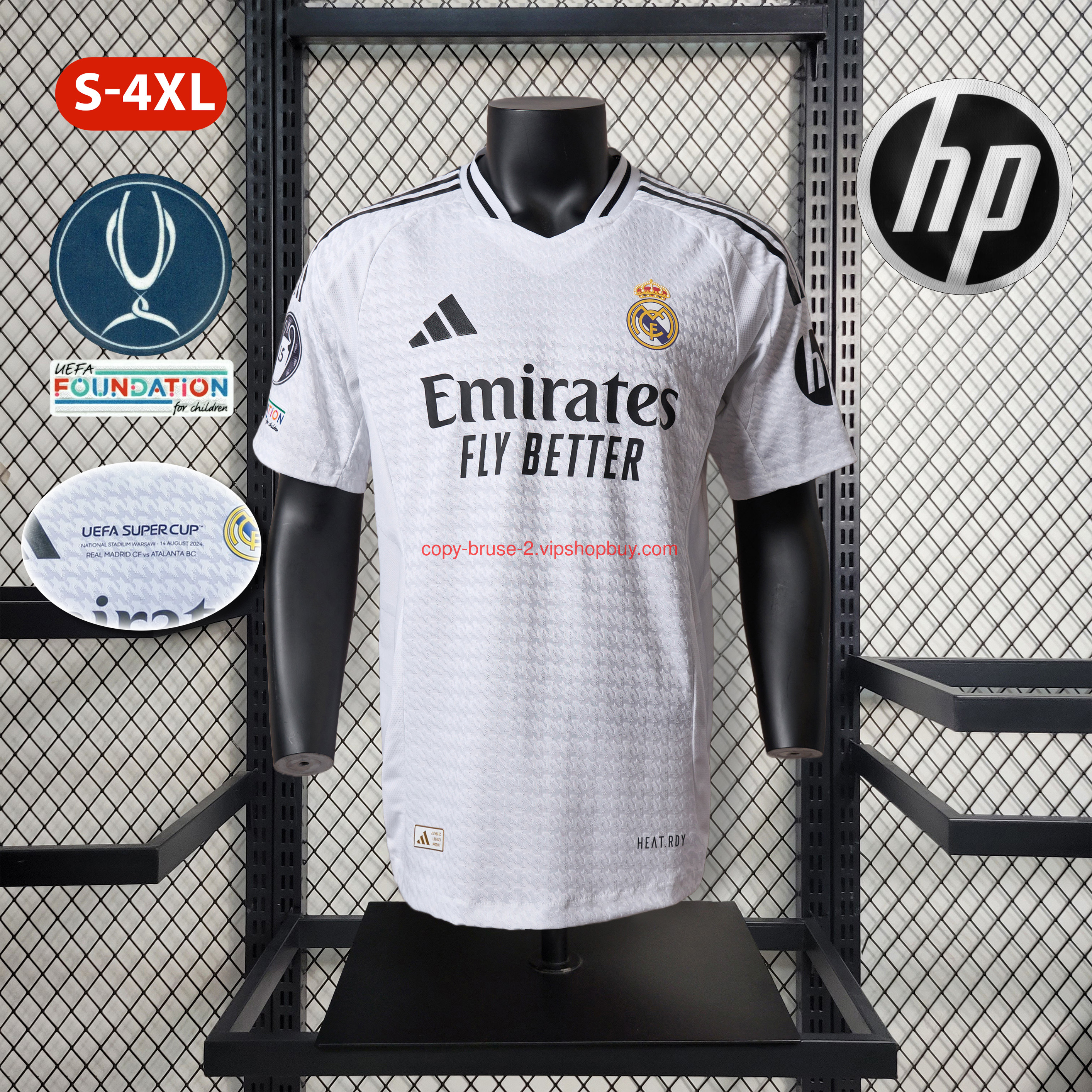 UEFA SUPER CUP - Real Madrid 24-25 Home Stadium Jersey - Player Version111