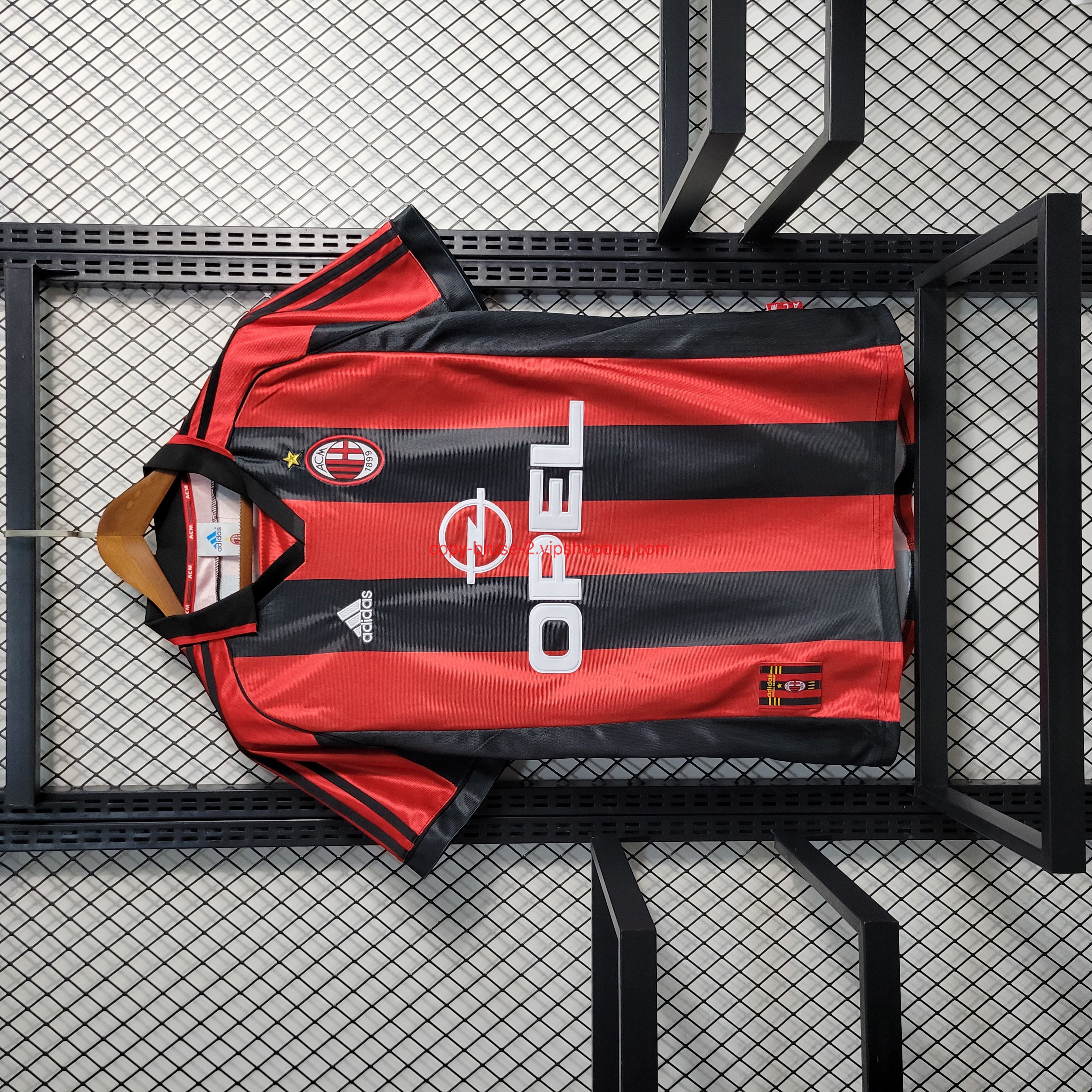 Retro AC Milan 98-99 Home Stadium Jersey111